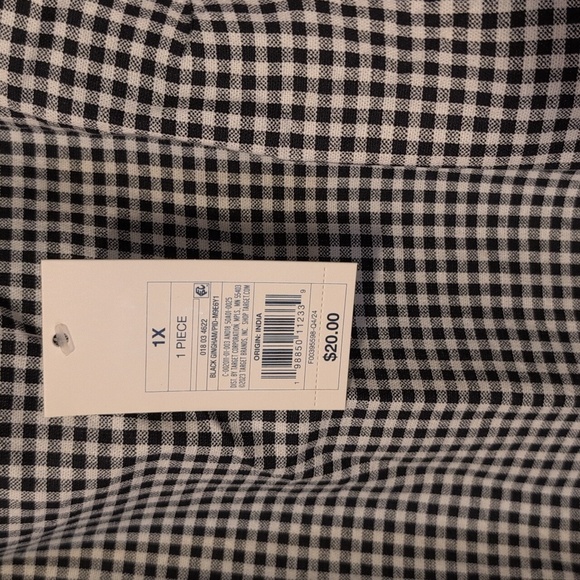 A New Day Classic Black and White Checkered Dress NWT - Picture 8 of 8